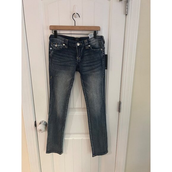 True Religion‎ Women's Stella Low Rise Skinny Jeans Sun Blazed Wash Size 27 NWT - Picture 1 of 4